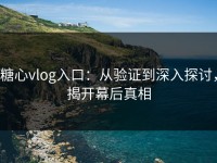 糖心vlog入口：从验证到深入探讨，揭开幕后真相