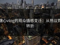 糖心vlog的观众情感变迁：从热议到转折