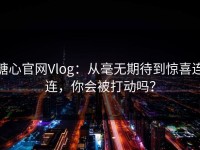 糖心官网Vlog：从毫无期待到惊喜连连，你会被打动吗？