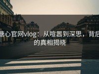 糖心官网vlog：从喧嚣到深思，背后的真相揭晓