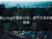 糖心vlog的重新讨论：细节引发的新视角