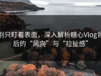 别只盯着表面，深入解析糖心Vlog背后的“风向”与“拉扯感”